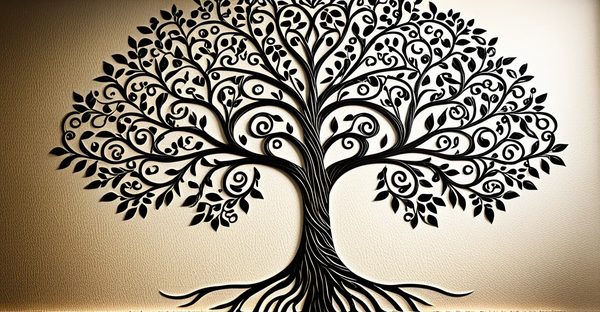 Arbre de vie personnalisé mural : décoration unique et significative